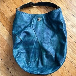 Marc By Marc Jacobs Teal Leather Hobo Bag